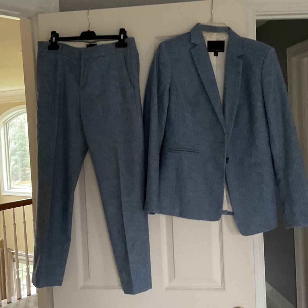 Banana Republic Blue Suit